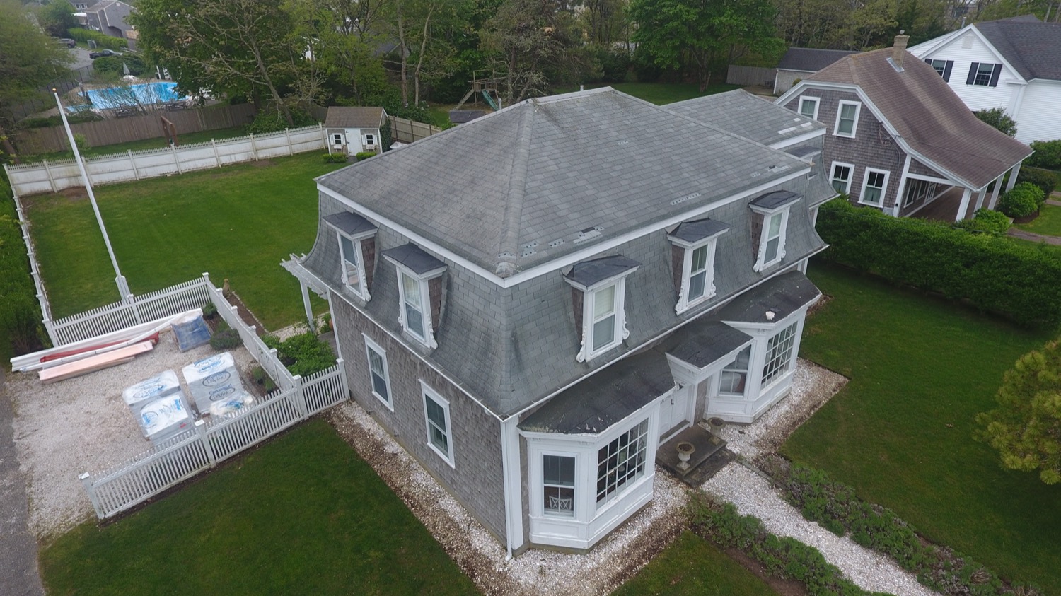 Before — old roof in Harwich, MA