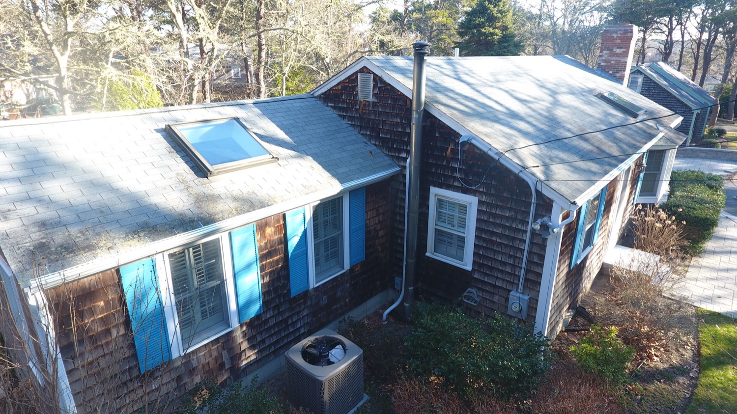 Before — old roof in Chatham, MA
