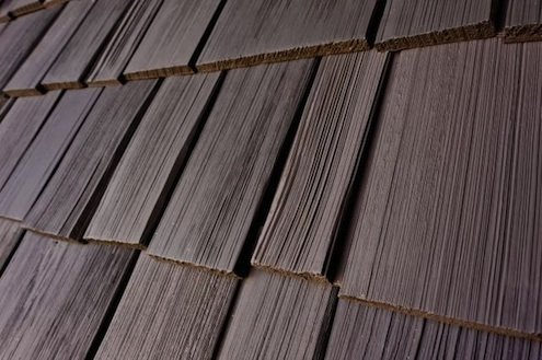 DaVinci Bellaforte synthetic shake shingles, close up