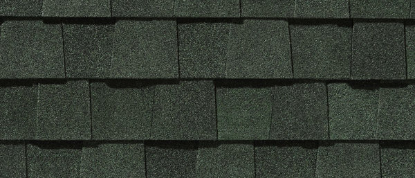 CertainTeed Hunter Green shingle swatch